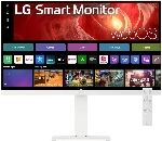������� 31.5" LG 32U850SA-W IPS 3840x2160, 60 ��, 5 ��, 16:9, 400 ��/�?, 2xHDMI 2.0, USB-C (90 ��), USB Hub (3x USB 3.0), 3.5 Jack, HDR10, �������� (2x5 ��), ���-������, Smart TV (webOS 24), Wi-Fi, Bluetooth, VESA 100x100, �����
