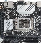 ����������� ����� ASUS PRIME H610I-PLUS-CSM, LGA 1700, Intel H610, 2xDDR5, 4xSATA, 1xM.2 PCIe 3.0 x4, 1xPCIe 4.0 x16, 1xHDMI, 1xDP, 1xVGA, 2xUSB-A 3.2 Gen 1, 2xUSB-A 2.0, 1x 1Gb LAN, 3x3.5 ��, 7.1, Mini-ITX