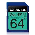 ���� ����� SD ADATA 64Gb ADATA Premier Pro SDXC Class 10 UHS-I U3 V30S 95/60 MB/s