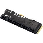 ���������� SSD WD 1Tb Black SN850X, M.2(22x80��), NVMe, PCIe 4.0 x4, 3D TLC, R/W 7300/6300Mb/s, IOPs 800 000/1 100 000, TbW 600, DWPD 0.3, with Heat Spreader (12 ���.)