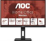������� 27" AOC 27E3QAF IPS 1920x1080, 75 ��, 4 ��, 16:9, 300 ��/�?, HDMI 1.4, DP, VGA, 3.5 Jack, �������� (2x2 ��), ������